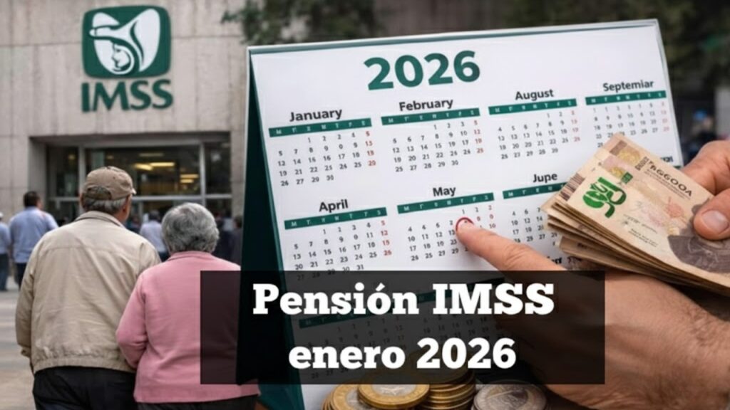 Pensión IMSS enero 2026: calendario completo de pagos y fechas de cobro
