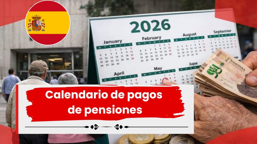 Calendario de pagos de pensiones en España para 2026