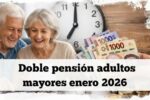 Doble pensión adultos mayores enero 2026: pagos IMSS e ISSSTE confirmados