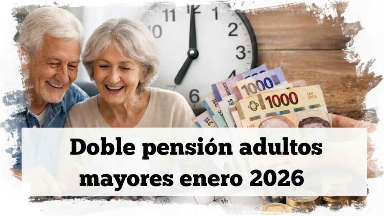 Doble pensión adultos mayores enero 2026: pagos IMSS e ISSSTE confirmados